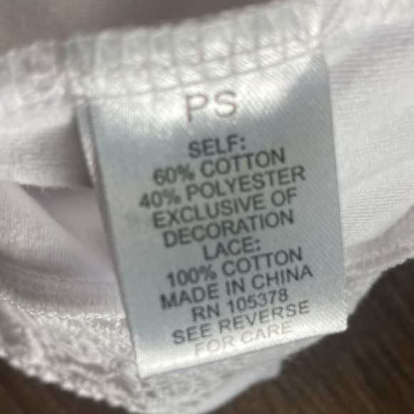 EUC Damon and Drapers White Small Petite TunicTop - Picture 9 of 9